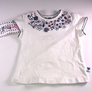 ( 3 for 20) NWT- Floral Tshirt - size 4T
